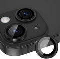 for iPhone 15/iPhone 15 Plus Camera Lens Protector Cover, Black | Individual Metal, 9H Hardness, Scratch Resistant, Shockproof, Drop Protection, Case Friendly, Stylish Accessories by Xfilm