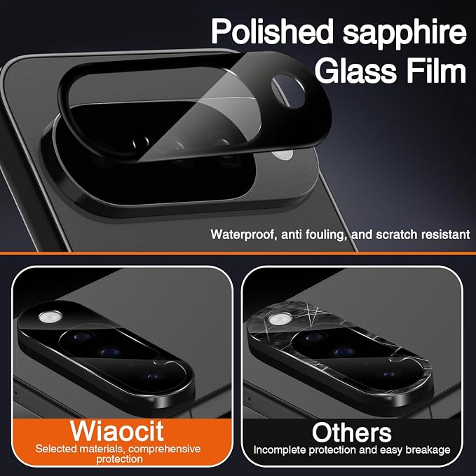 Wiaocit Tempered Glass Camera Lens Protector for Google Pixel 10 | 4 Pack, 9H Hardness, Ultra HD, Anti-Scratch, Case Friendly - Image 2