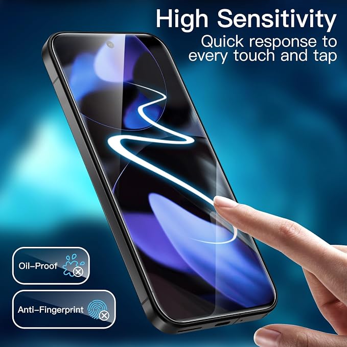JETech Screen Protector for Google Pixel 9, 2+2 Pack | with Camera Lens Protector, HD Clear Tempered Glass, Anti-Scratch Protection, Easy Installation Tool - Image 7