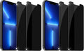 YMHML 4 Pack for iPhone 14 Plus/iPhone 13 Pro Max Privacy Screen Protector, Anti Spy Privacy Screen for iPhone 14 Plus / 13 Pro Max Accessories, Private Case Friendly Film by YMHML
