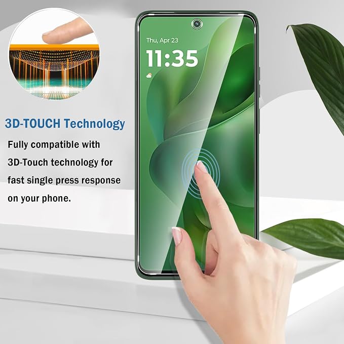 2 Pack Compatible with Moto G Power 2025 / Moto G Power 2026 Screen Protector, 9H Tempered Glass Film,HD Clear Scratch Resistant,Bubble-Free for Motorola Moto G Power 5G 2025 Screen Protector - Image 3