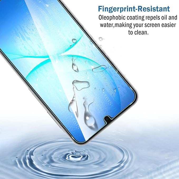 2 Pack Compatible with Samsung Galaxy A17 5G Screen Protector,with Alignment Frame,9H Tempered Glass Film,HD Clear Scratch Resistant,Bubble-Free for Galaxy A17 5G Screen Protector. - Image 3