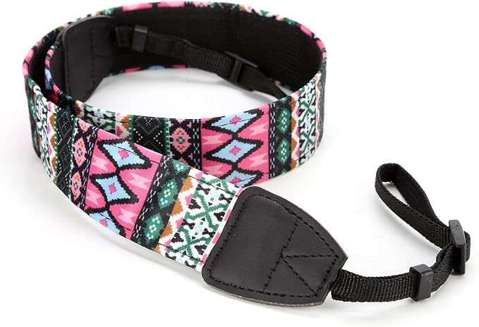 1 X 70CM DSLR Camera Strap Neck Shoulder Strap Belt Color Pinstripe Suitable for CANON EOS Rebel T5i T4i T3i T3 T2i T1i XT XTi XSi SL1 DSLR Cameras by Aketek