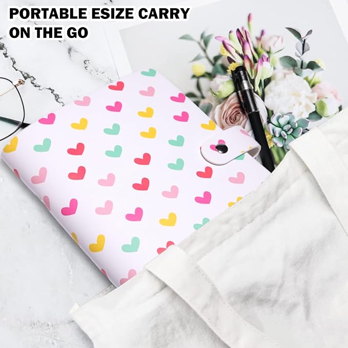 2 Pack Small Photo Albums 5x7 Pictures, 104 Photos Total, White | Leather Cover, Buckle Design, Acid-Free Pages, Top-Loading Pockets, Compact Carry, Photos Postcards & Artwork - Image 7