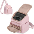 Camera Sling Bag Compatible with Polaroid Now, Flip, Now+, Go Gen2 | Crossbody Camera Case with Adjustable Strap, Multiple Pockets for Instant Film Camera Bag, Protective Carrying Bag by Prokva