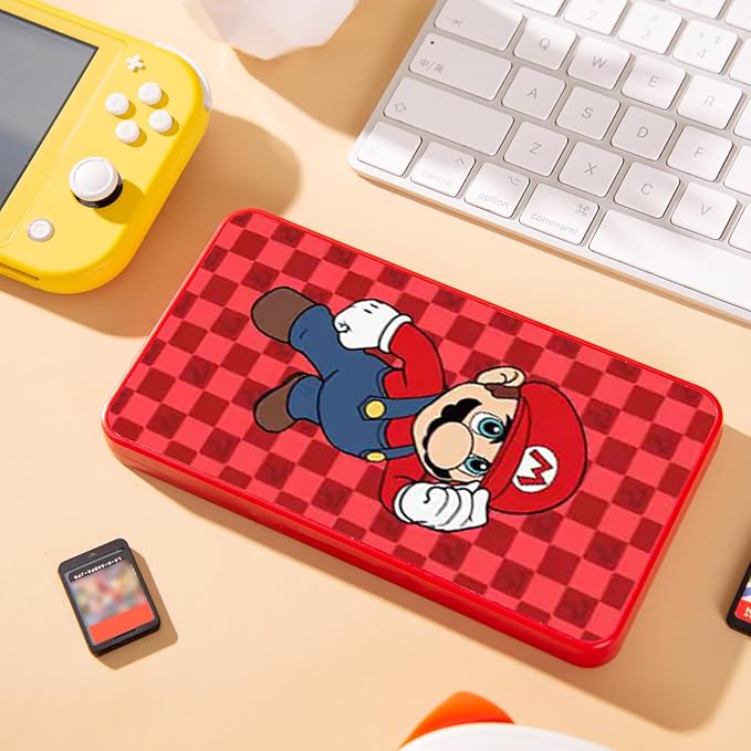 PERFECTSIGHT Switch Game Case Compatible with Nintendo Switch OLED & Switch Lite, 48 Switch 2 Game Holder，Cute Switch Game Card Case Cartridge with 48 Slots Game Card Storage, Mali - Image 7