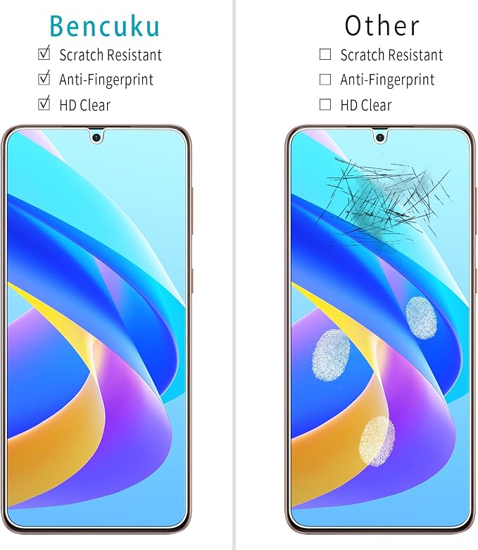 Screen Protector for Samsung Galaxy S21 Plus Tempered Glass | with Camera Lens Protector, Fingerprint ID Compatible, Anti Scratch, Bubble Free, 2+2 Pack - Image 2