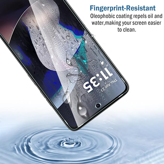 2+2 Pack for Moto G 2026/2025 Screen Protector with Camera Lens Protector,with Alignment Frame，9H Tempered Glass Film,HD Clear Scratch Resistant,Bubble-Free for Moto G 5G 2026 Screen Protector - Image 6