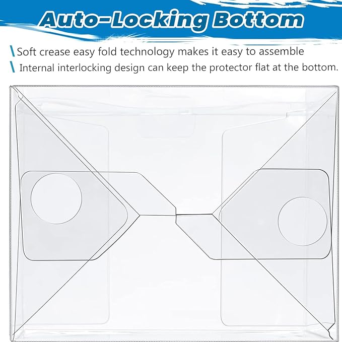 Protector Cases Compatible with Funko, 8 Count Fit 4" Collectible Figures | Stackable Storage, Clear Display Box with Protective Film, 8 Count - Image 5