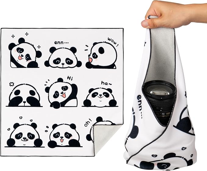 Walking Way Protective Wrap, Self-Adhesive Magic Cloth Camera Wrap, Storage Cloth, Anti-Scratch, Dustproof, Washable Lens Pouch for DSLR, Smartphones, Laptops, Cosmetic by WalkingWay