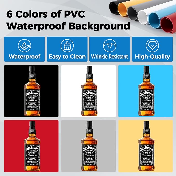 Photo Light Box, Portable 12/16/20/24/32 Inch Photo Studio Light Box, Shooting Tent Kit with 243 Light Beads and 6 Color Backdrops.Lightbox with 3 Stepless Dimming Light Boards for Product Photography - Image 5
