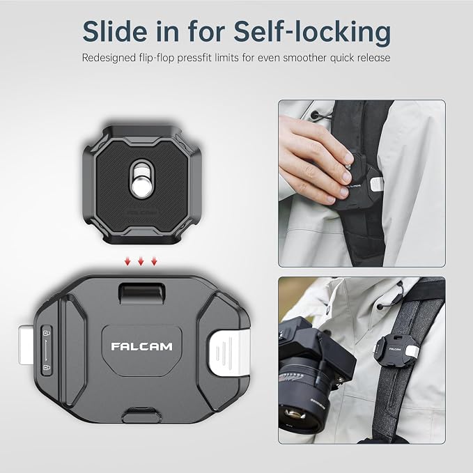FALCAM F38 Backpack Camera Clip V2 Solo (Clip Only) - F38B3802 - Image 4