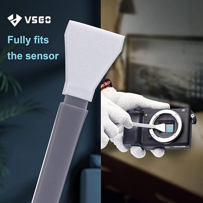 VSGO APS-C Sensor Cleaning Kit | for Nikon Sony Canon DSLR Camera Cleaning, 12Pcs 16mm Sensor Cleaning Swabs & 10ml Sensor Cleaner, VS-S02-12 - Image 6