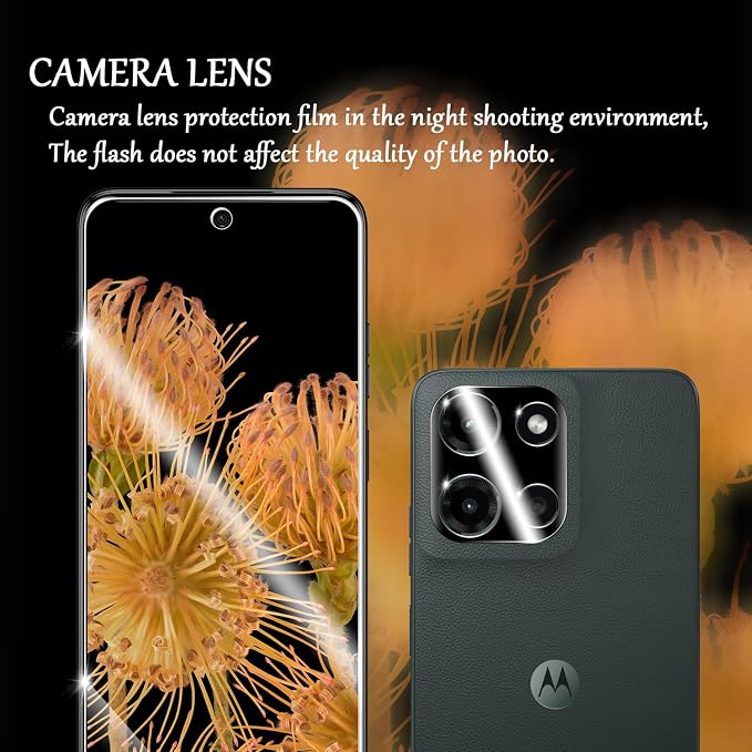 Moto G 2025/2026 Tempered Glass Screen & Lens Protector 2+2 Pack HD Clear | [Case Friendly] [Anti-Glare] [Bubble-Free] - Image 5