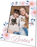 Best Friends Picture Frame 4 X 6 Photo, Friendship Picture Frame With Back Bracket, Desktop Display, Sisters Besties Gifts, Women's Home Office Decor And Accessories -D04 by FRRCREU