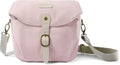 BAGSMART Camera Bag, SLR DSLR Canvas Crossbody Camera Case, Compact Camera Shoulder Bag with Rain Cover for Women and Men, Pink | SLR DSLR Camera Case, Compact Camera Shoulder Bag by BAGSMART