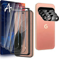 Anoowkoa 3 Pack Compatible for Google Pixel 11 Pro XL Screen Protector | with 3 Pack Camera Lens Screen Protector.9H Hardness Tempered Glass.Bubble-free.Anti-Scratch. by Anoowkoa