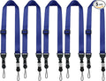 FIEIL 5 Pack Nylon iPad Strap, Adjustable Camera Neck Strap, Comfortable Shoulder Strap for iPad, Cellphone Tablet, Camera, Laptop, Binocular, Luggage Bag(Prussian Blue Universal Neck Lanyard) by FIEIL