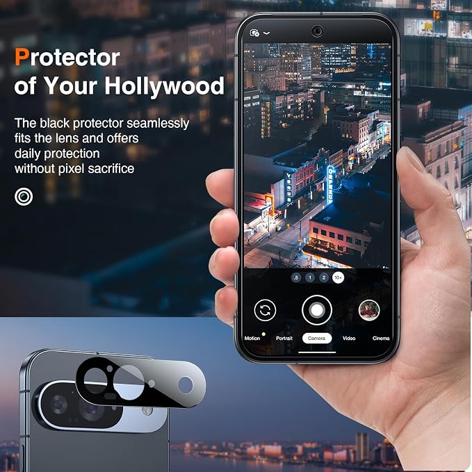 LK 2 Pack for Google Pixel 9 Screen Protector+2 Pack Camera Lens Protector | HD Ultra-thin, 9H Hardness Tempered Glass Laptop Screen Protector for Pixel 9 [Fingerprint Compatible] Bubble-Free - Image 7