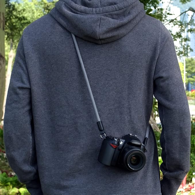 Vintage Camera Neck Strap,Nylon Rope Camera Shoulder Straps for Photographers Film DSLR - Image 3