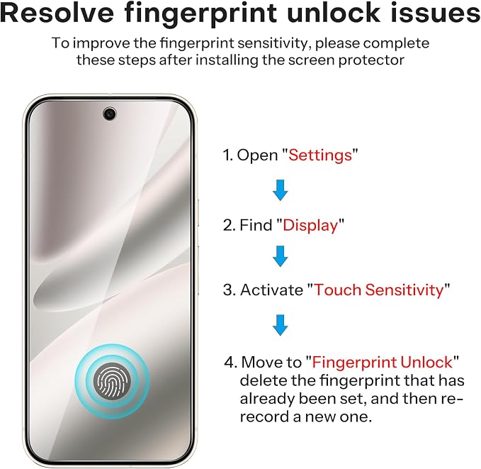 OMOTON 3+2 Pack for Google Pixel 10 Pro Screen Protector 6.3 inch | 3 Pack Tempered Glass Screen Protector&2 Pack Camera Lens Protector with Alignment Framework, Case Friendly(Not for 10/10 XL) - Image 3