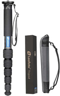 Leofoto MP-366C 65" 6-Section Carbon Fiber Portable Monopod, Lightweight Professional Camera Support for DSLR Cameras and Lenses,Max Load 33lb/15kg by TAKINGITFURTHER-LEOFOTO