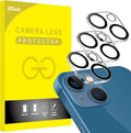 JETech Camera Lens Protector for iPhone 13/13 mini, 3-Pack | 9H Tempered Glass, HD Clear, Anti-Scratch Protection, Night Shot Compatible, Case-Friendly by JETech
