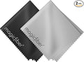 MagicFiber Microfiber Cleaning Cloth, Glasses Cleaner, Eyeglass Wipes, 2pk | Clean Eye Glasses, Lenses, Screens, Cameras, Sunglasses, Watches, Electronics, & More by MagicFiber