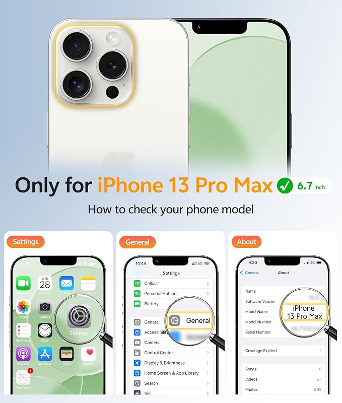 FNTCASE for iPhone 13 Pro Max Case, Fit for Magsafe, Full Camera Protection | Translucent Matte Magnetic Phone Back, 14FT Military Grade Drop Proof, Slim Shockproof Protective Cover, Light Moss - Image 2