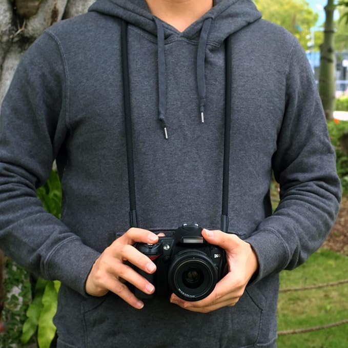 Vintage Camera Neck Strap,Nylon Rope Camera Shoulder Straps for Photographers Film DSLR - Image 5