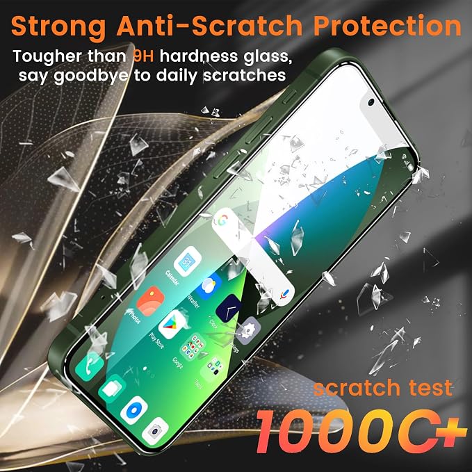 Lesakit 3+3 Pack Privacy Screen Protector for iPhone 13 6.1-Inch with 3 Pack Camera Lens Protector, Anti Spy Tempered Glass Film 9H Hardness Bubble Free Case Friendly - Image 4