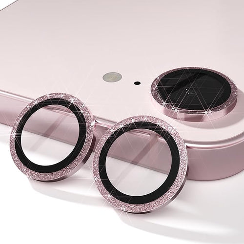 (3 Pack) Orzero Camera Lens Protector for iPhone 17e / iPhone 16e, [EZ Install] [Case-Friendly] 9H Tempered Glass Bling Lens Cover Accessories, Military-Grade Shockproof, HD Clarity Anti-Glare - Glitter Pink by JumpIntoOrzeroLet%E2%80%99sExploreLikeNeverBefore