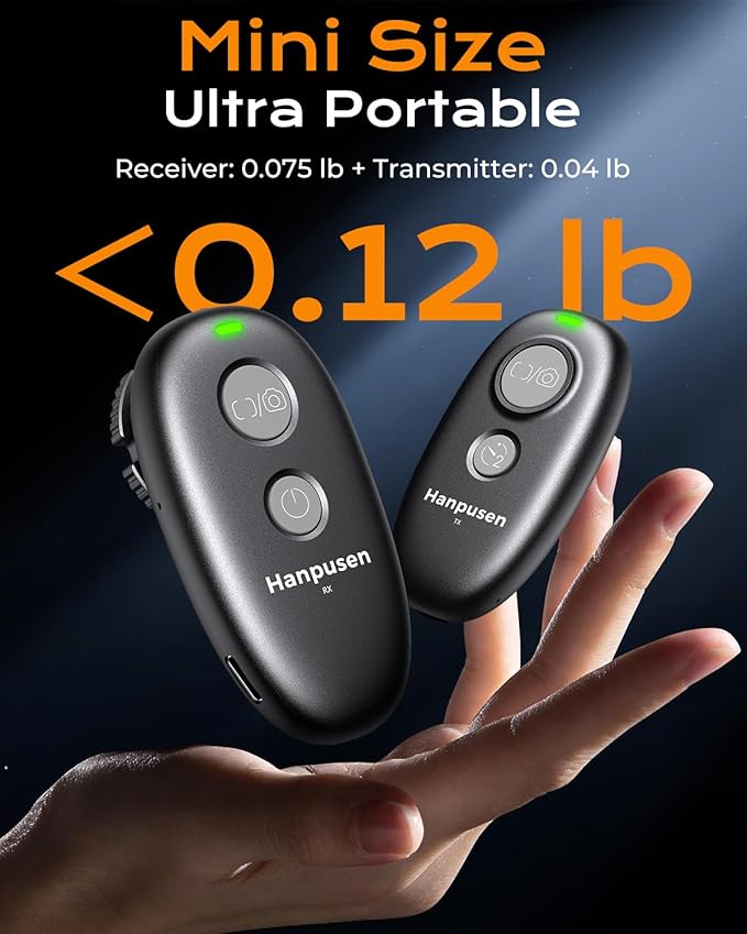 for Canon Rechargeable Remote Shutter Release - Wireless Remote Control | for Canon R6 Mark II/T7/T6/T5/T7i/R8/R100/R5/R10/R6/R7/R50 V/5D Mark IV/R/RP/90D/80D/70D/T8i/SL3, No Disposable Batteries - Image 6