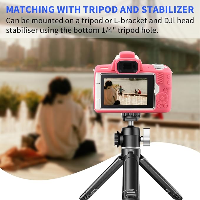 Easy Hood Camera Case for Canon EOS M50/M50 Mark II Digital Camera Rose | Soft Silicone Case Cover, Anti-Scratch, Dustproof, Shockproof, Slim Fit, Lightweight, Easy to Install, Easy to Clean - Image 6