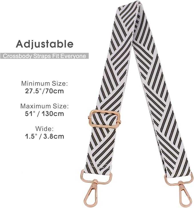 Replacement Purse Strap Shoulder Strap Adjustable Crossbody Strap for Women Crossbody Wide Shoulder Bag - Image 4