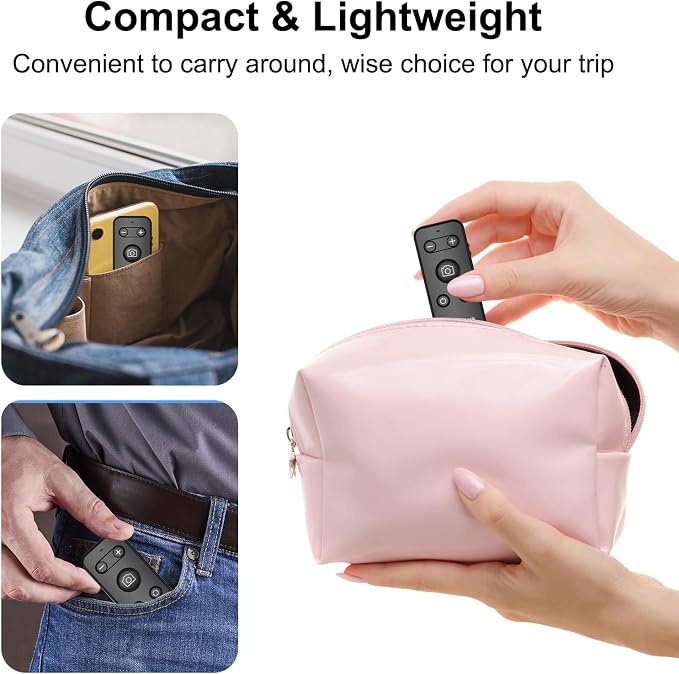 Newmowa Bluetooth Remote Shutter Rechargeable Zoom for iPhone Selfie Vlog | Support Video Photo Shooting, Lens Switching, for Travel, Group photo, ONLY Compatible with iPhone 11-17, iOS 15 and Above - Image 7