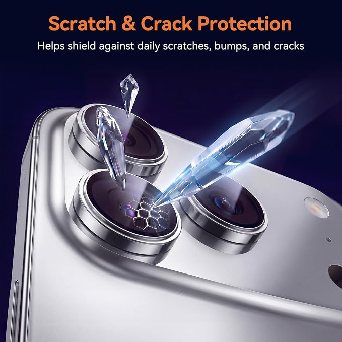 Tellegloww 22 Pcs Phone Cleaning and Protection Kit compatible with 17 Pro/17 Pro Max, Speaker Dust Mesh, Type C Port Cover, Camera Lens Protector, Camera Button Cover, Brushes and Tools Set (Sliver) - Image 3