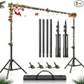 BEIYANG 6.5x10 FT Backdrop Stand, Adjustable Photo Background Stand Support kit with Carry Bag for Parties, Decoration, Wedding, Photo Video Studio Shooting by BEIYANG