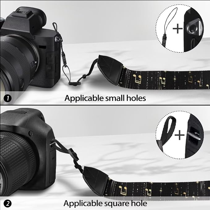 Coldinair Black Adjustable Camera Strap Universal Neck & Shoulder Soft Padded Strap for All DSLR Cameras,Binoculars - Image 5