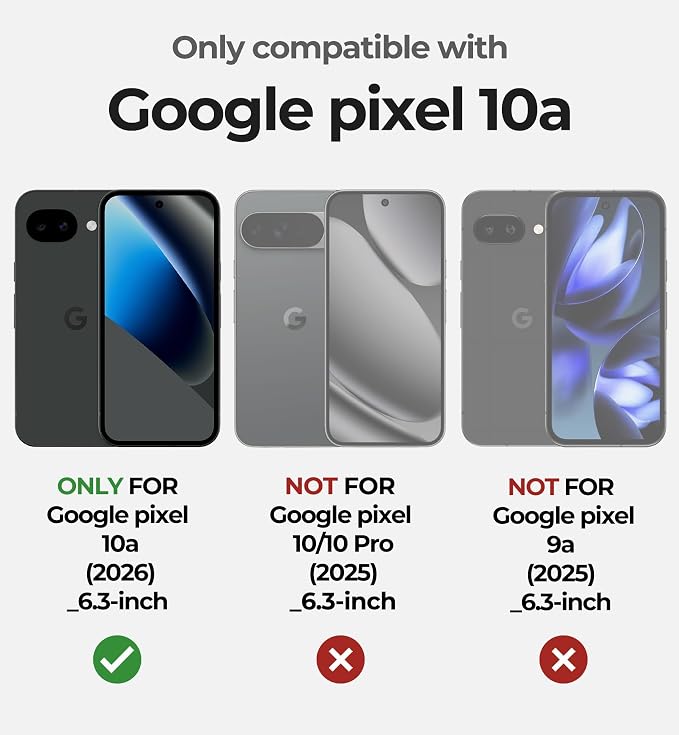 Dexnor for Google Pixel 10a Case with Slide Camera Cover & 2 Front Frames & Built-in Screen Protector & Kickstand, Full-Body Shockproof Protective Cover Heavy-Duty Rugged Bumper Cases,Navy Blue(2026) - Image 2