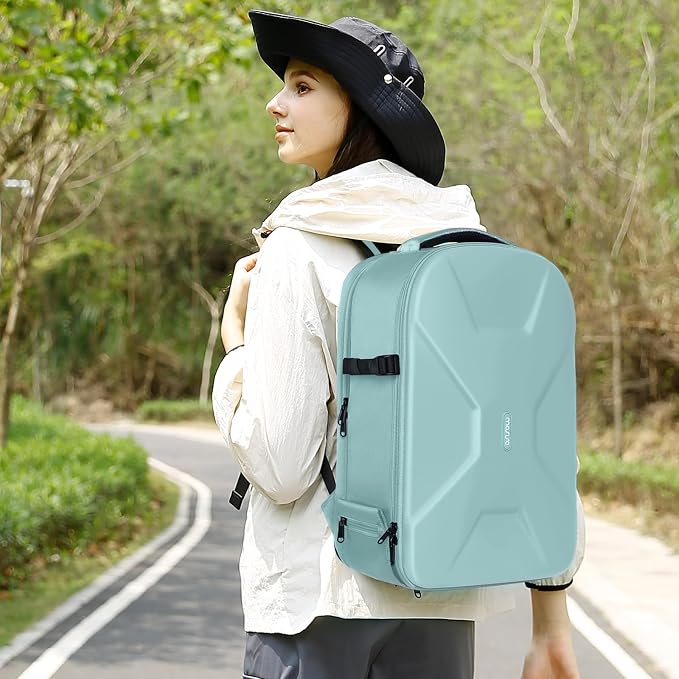 MOSISO Camera Backpack, DSLR/SLR/Mirrorless Photography Camera Bag | 15-16 inch Waterproof Hardshell Case with Tripod Holder&Laptop Compartment Compatible with Canon/Nikon/Sony, Aquamarine - Image 6