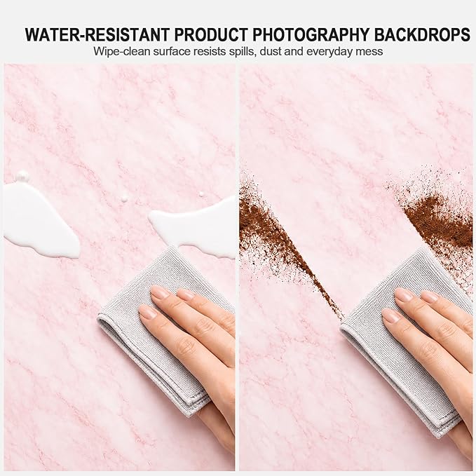 Yoocheese Photo Backdrop for Product Photography, Tabletop Kit, 16.5x11.7in | Create product photos with realistic backgrounds for food, jewelry and small products for content creators and online sellers - Image 7