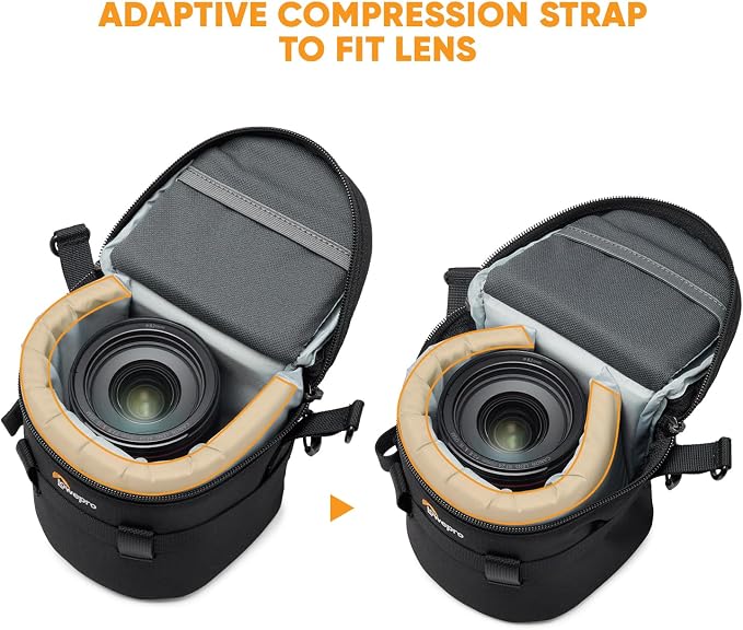 Lowepro ProTactic LCS 11 x 15 III Camera Lens Case, Camera Lens Pouch Bag, fits 12-24mm F/2.8, for DSLR and Mirrorless Cameras, Vol-1.5L Dim:5.91x4.33x4.33in, Camera Bag, for Photographer/Videographer - Image 3