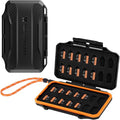 K&F CONCEPT 28 Slot SD Card Case, SD/TF Card Holder/Organizer | Water-Resistant Anti-Shock/Dust, PM03 by KFCONCEPT