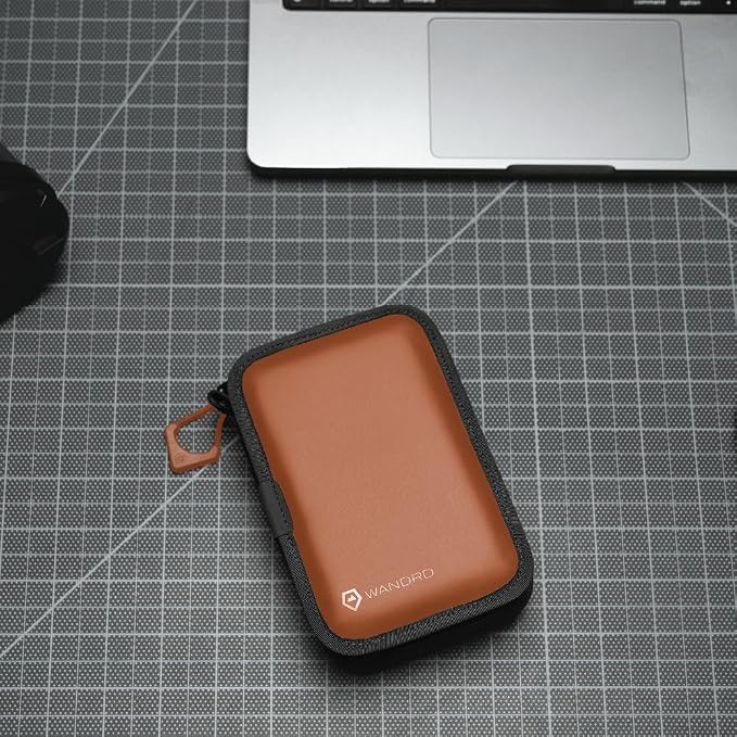 WANDRD Memory Card Case - Durable SD, Micro SD Card Holder for Creators | Camera Accessories & Electronics Organizer for Travel (Sedona Orange) - Image 4