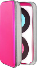 CD Case Holder,UENTIP 96 Capacity DVD Case Hard Plastic Case Holder CD Organizer Wallet Protective DVD Storage (96, Pink) | CD DVD Storage,Zipper Closure,Scratch-Resistant Sleeves,Stay Away Dust and Damp,Storage Music Video Gaming Discs Blu-ray by UENTIP