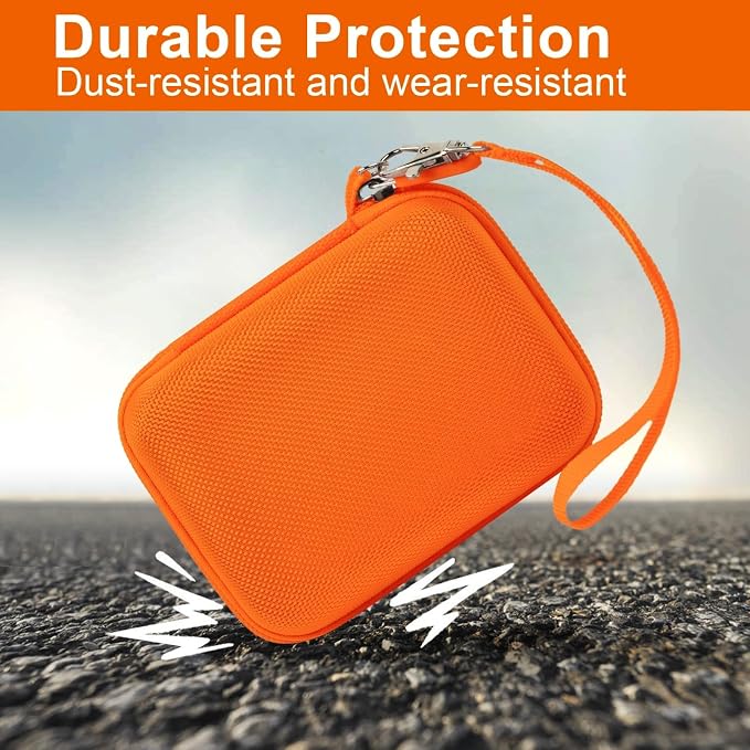 ALKOO Digital Camera Case for CAMKORY, Camera Pouch for KODAK Pixpro -Orange - Image 5