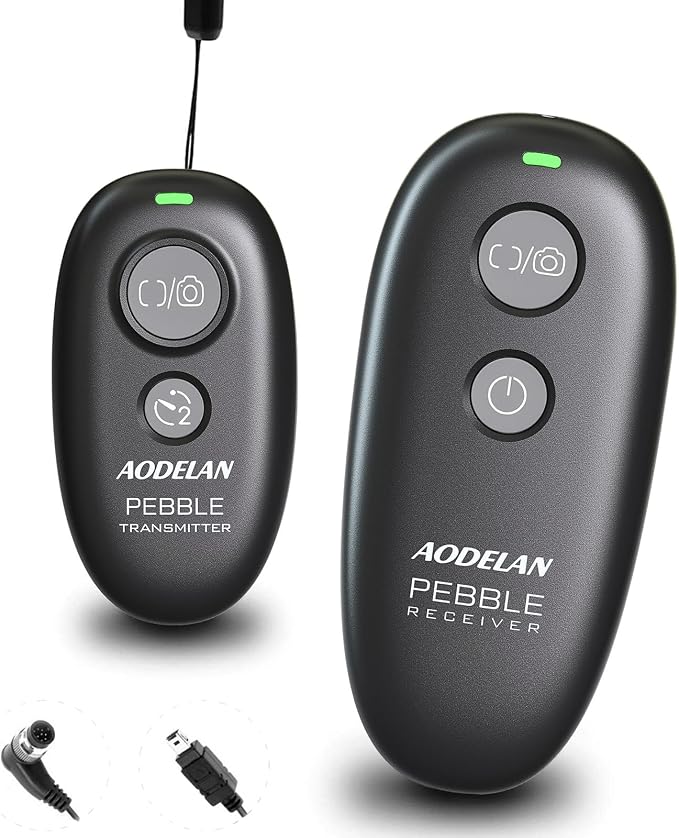 Wireless Camera Shutter Release Remote Control for Nikon | Compatible with Nikon Z9, Z8, Z6, Z6 II, Z6 III, Z7, Z7 II, Z5, D750, D780, D7500, D7200, D5600, D5300, D850, P1000 by AODELAN