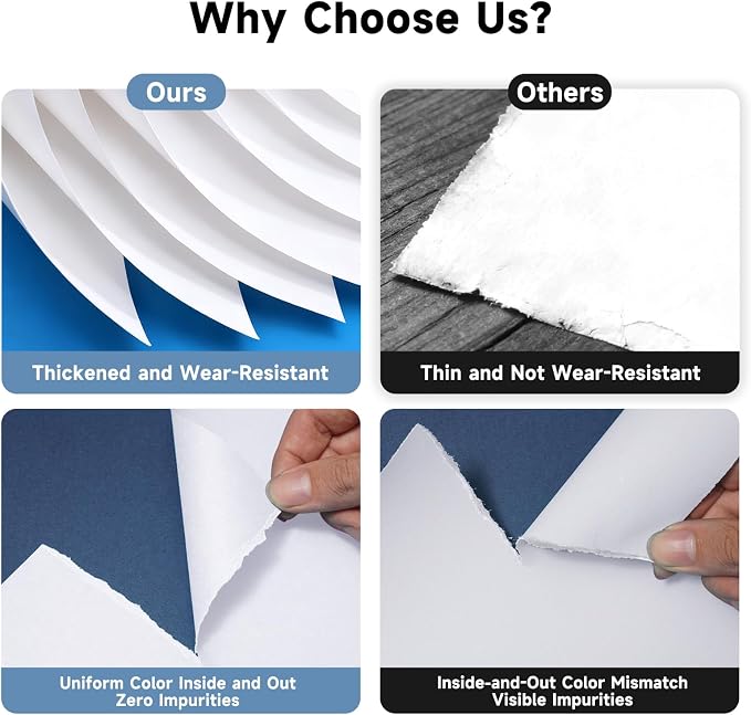 YSKE-Seamless White Paper Backdrop Roll for Photography, Photo Background, and Photoshoot Cover–Roll of Paper with Backdrop Cover for Background Stand,Thick Anti-Wrinkle Matte.(92''x36'Arctic White) - Image 2