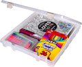 ArtBin 9100AB Super Satchel Slim 1 Open Compartment, Art & Craft Organizer, [1] Plastic Storage Case, Clear by ArtBin